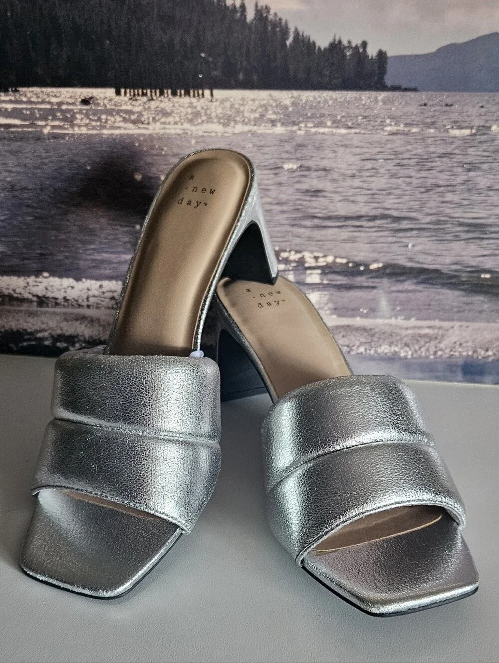 A New Day Slide On Heel Sandals